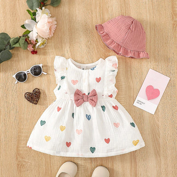 Baby Girl Love Dress Set