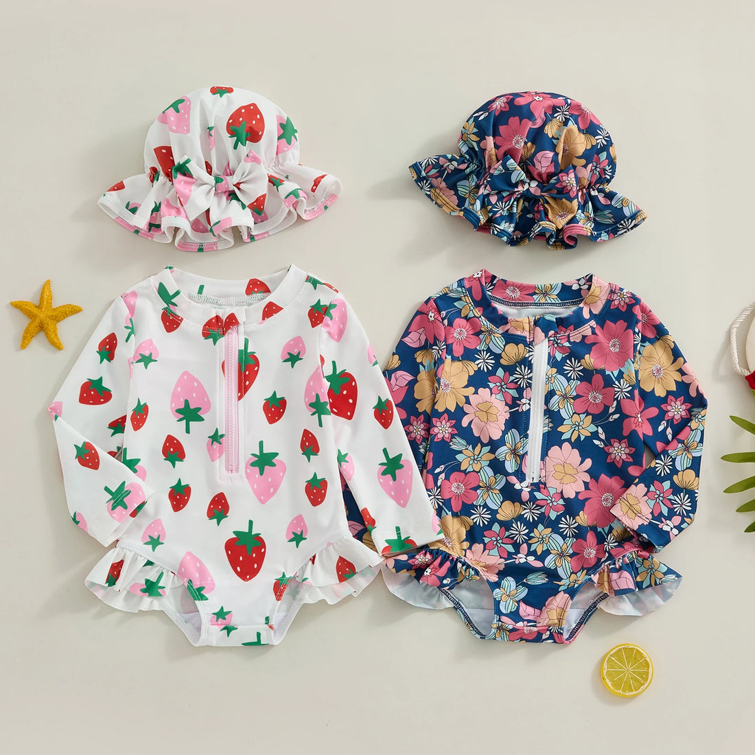 Toddler Girls' Strawberry Swimsuit