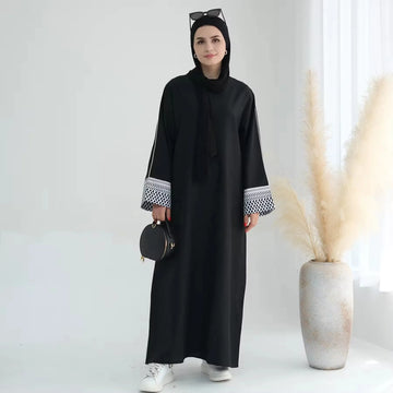 2024 Fashion Printed Ramadan Abaya