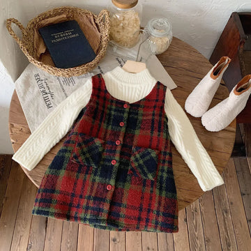 Baby Girl Red Skirt Dress