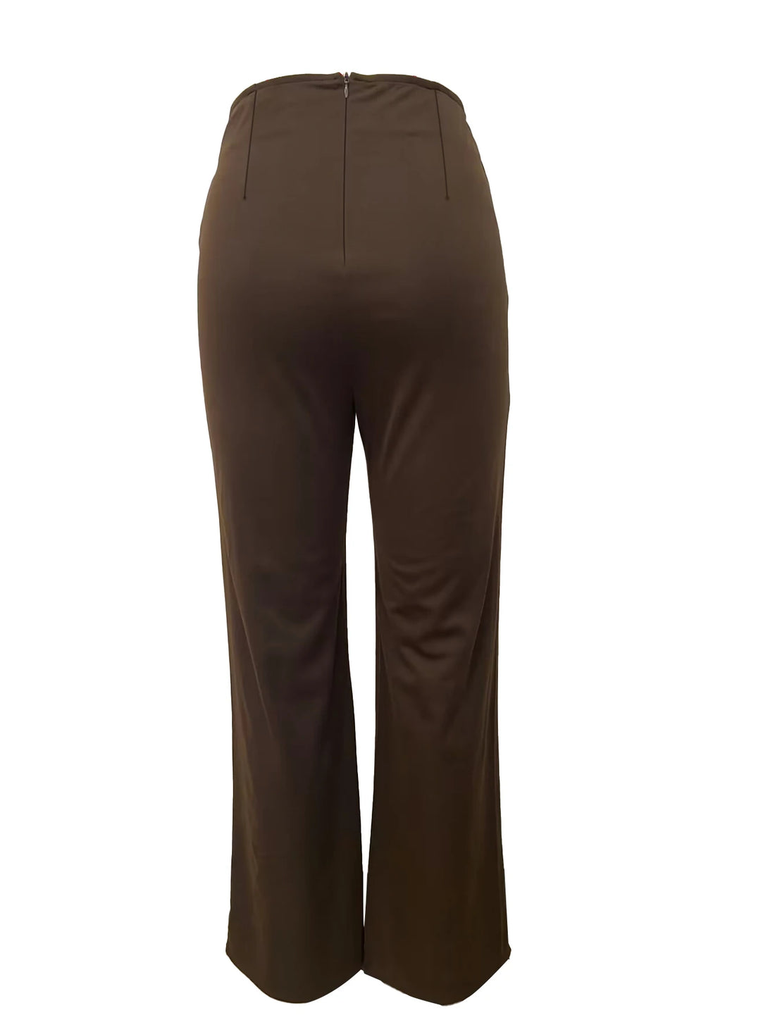 Women Button Decorated Wide-Leg Pants