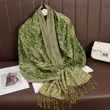 Luxury Autumn Cashmere Shawl