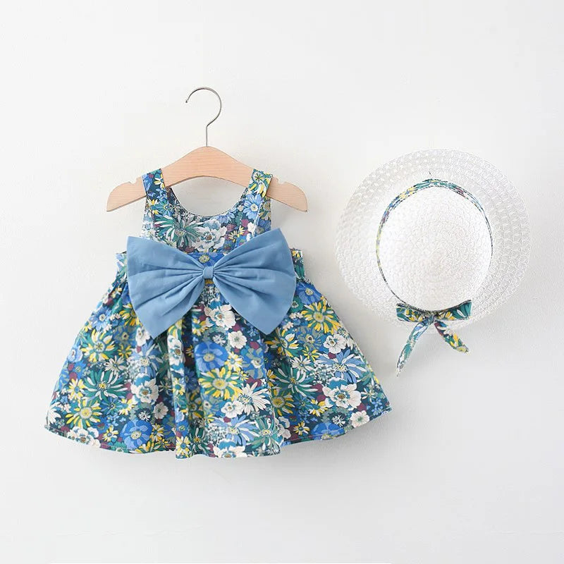 Toddler Girl Flower Dress Set