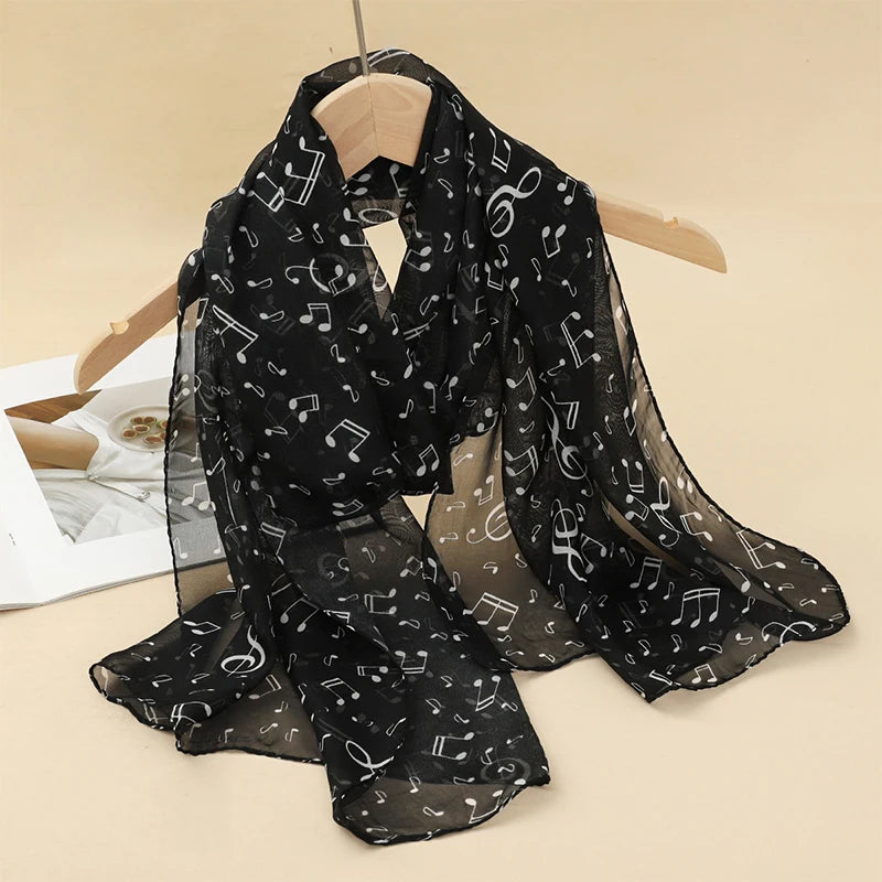 Women Print Chiffon Sunscreen Scarf