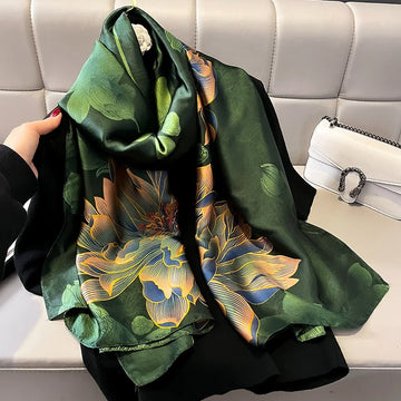 Women Silk Fashion Scarf