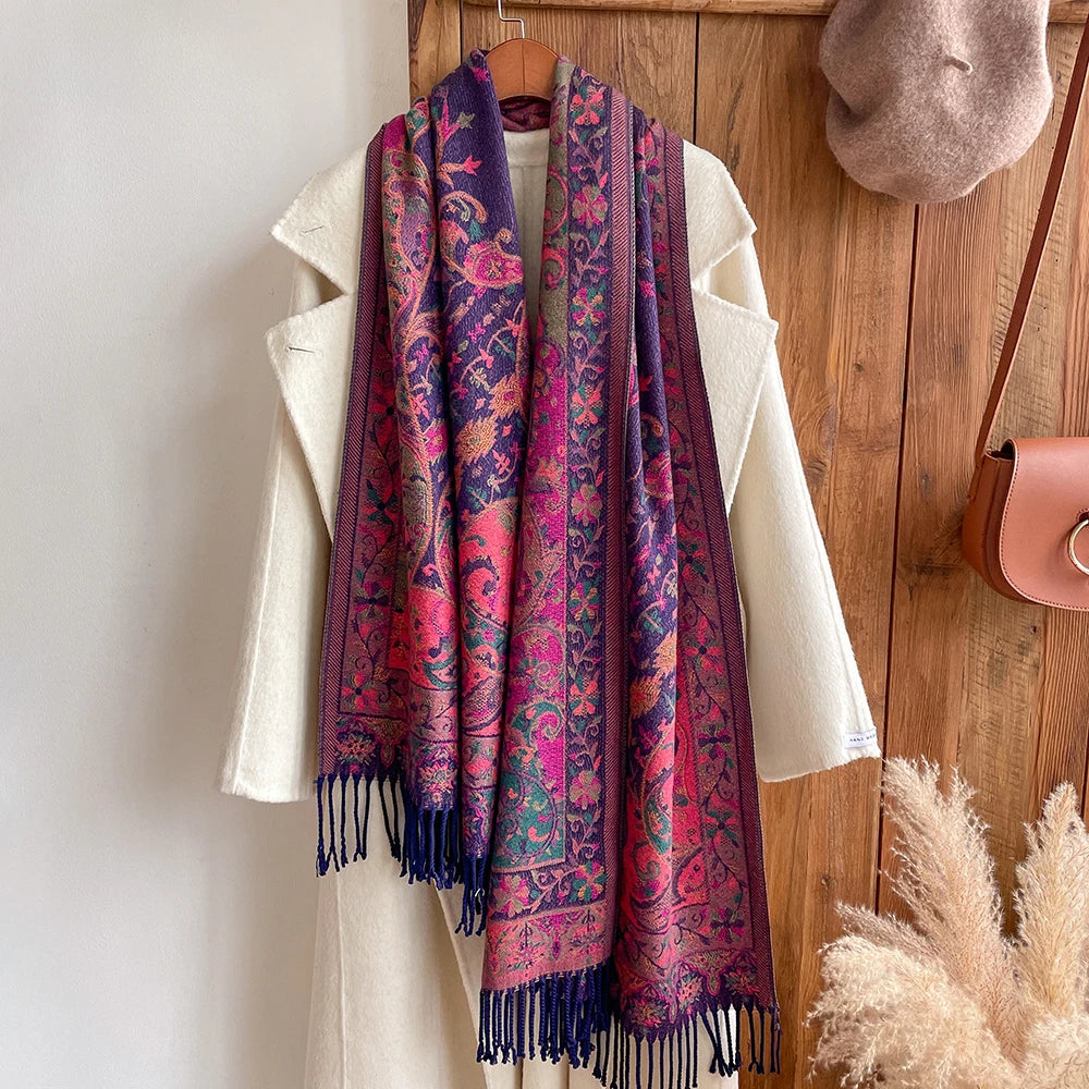 Tassel Pashmina Winter Shawl