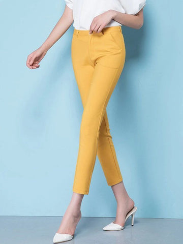Women High Waist Skinny Pants
