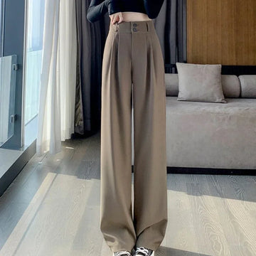 Women High Waist Wide Leg Pants