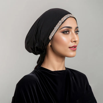 Modal Rhinestone Turban Hat