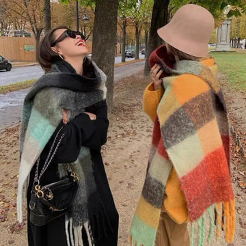 Long Tassel Echarpe Winter Scarf