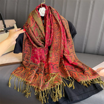 Luxury Autumn Cashmere Shawl