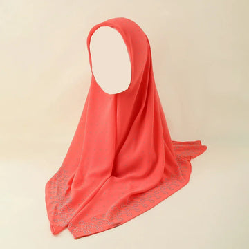 Pearl Chiffon Square Headscarf