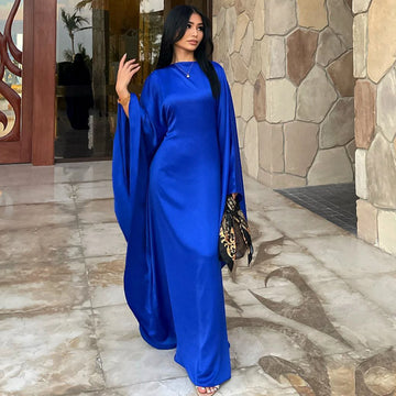 Maxi Satin Butterfly Abaya