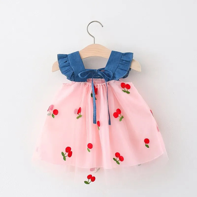 Summer Baby Girl Denim Dress