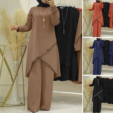 Eid Muslim Blouse & Pants Set