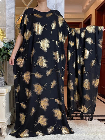 2024 Summer Loose Abaya Dress