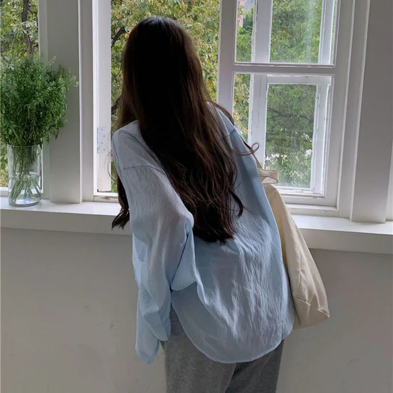 White Sun Protection Shirt