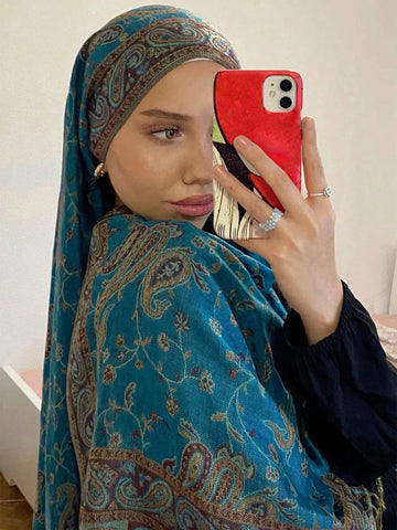 Boho Pashmina Hijab Shawl