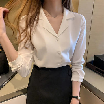 Women Spring Autumn Style Blouses Shirt