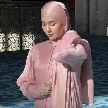 Shimmery Chiffon Crepe Hijab Scarf