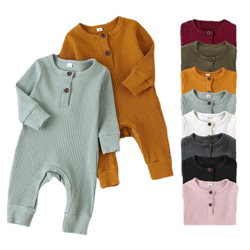 Autumn Cotton Baby Romper