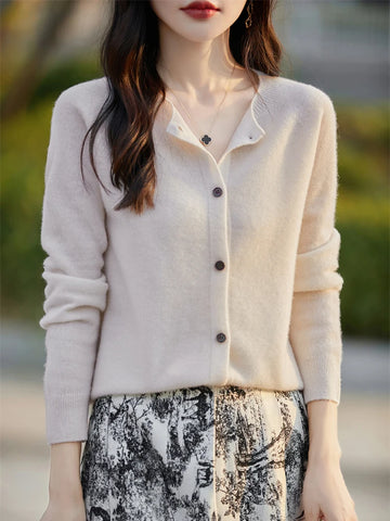 Merino Wool Classic Cardigan