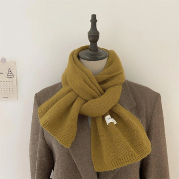 Winter Warm Cashmere Knitting Scarf