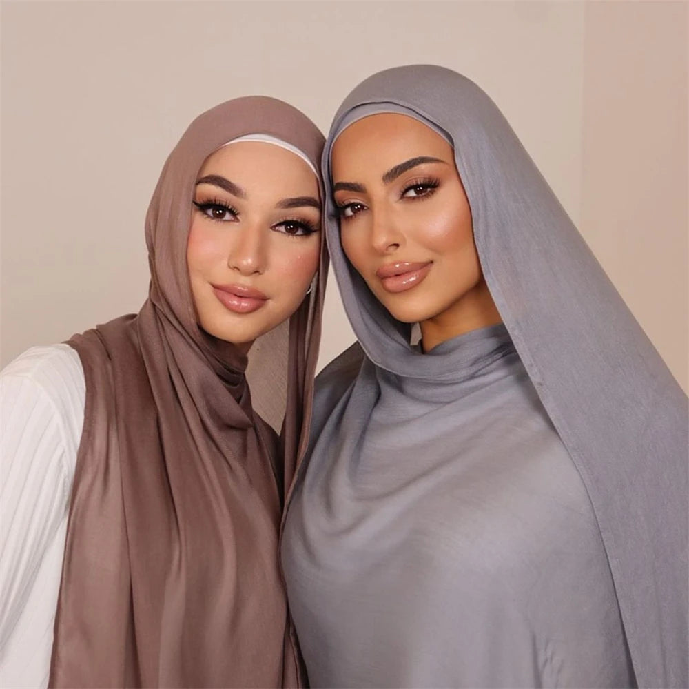 Viscose Solid Color Headscarf