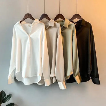 Women Office Long Sleeve Blouse