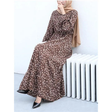 Spring Summer Muslim Maxi Dress
