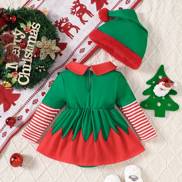 Toddler Girls' Santa Costume Set