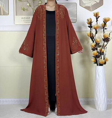 Elegant Muslim Abaya with Turban