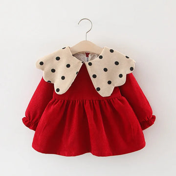 Newborn Baby Girl Polka Dot Dress