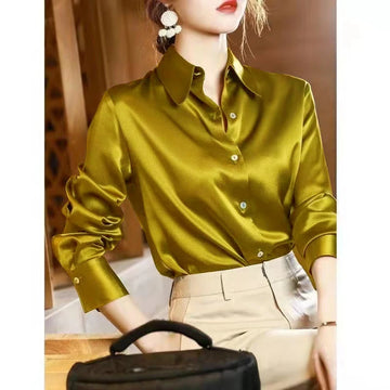 Women's Casual Elegant Long Sleeved Shirt