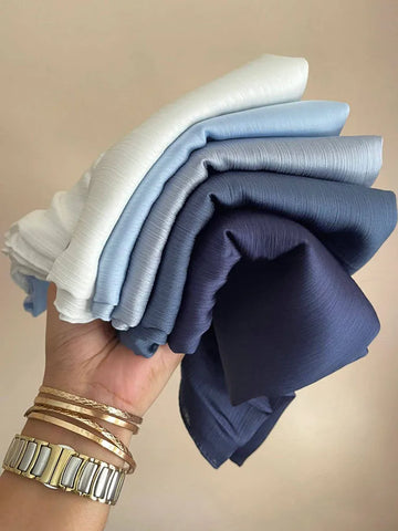 Satin Crinkle Hijab Scarf