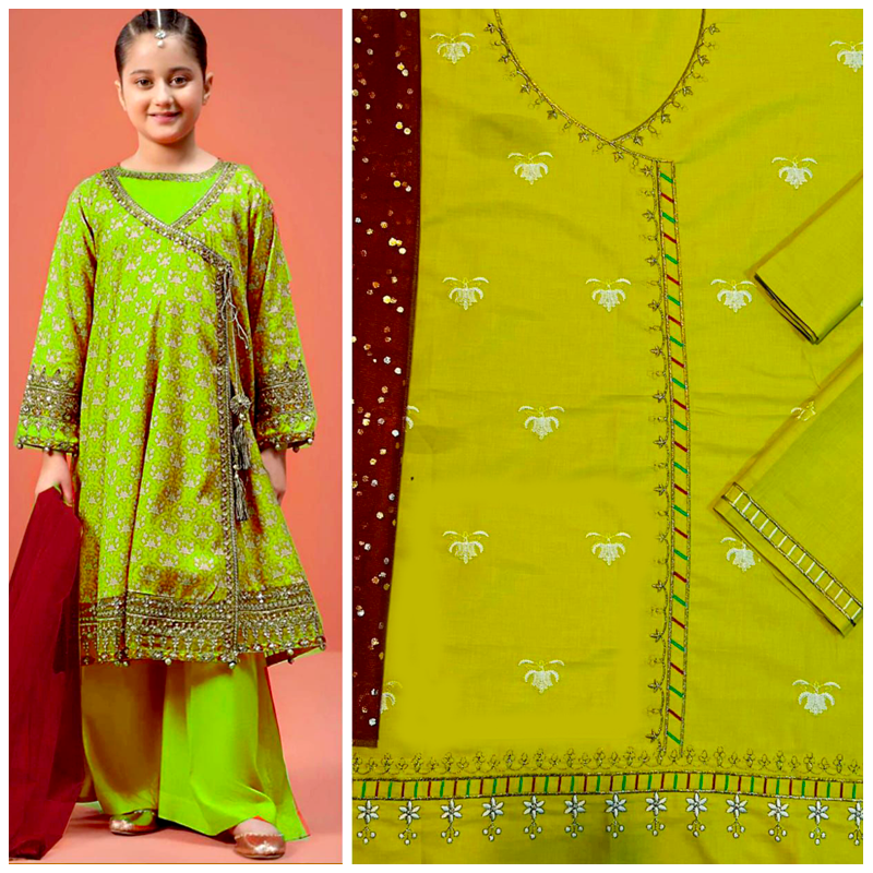3 pcs Lawn Kids Hit Article