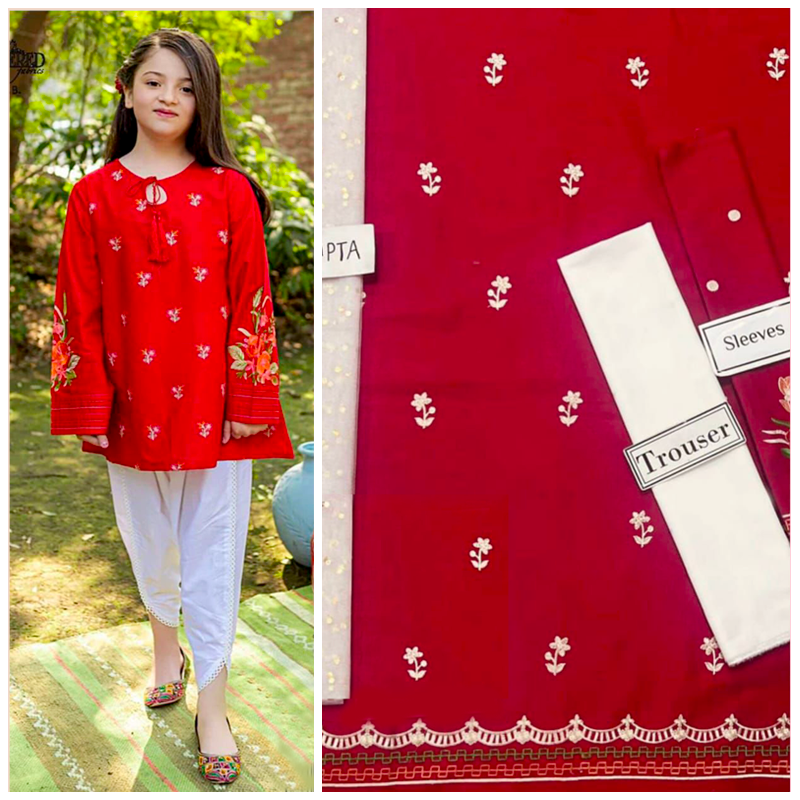 3 pcs Lawn Kids Hit Article