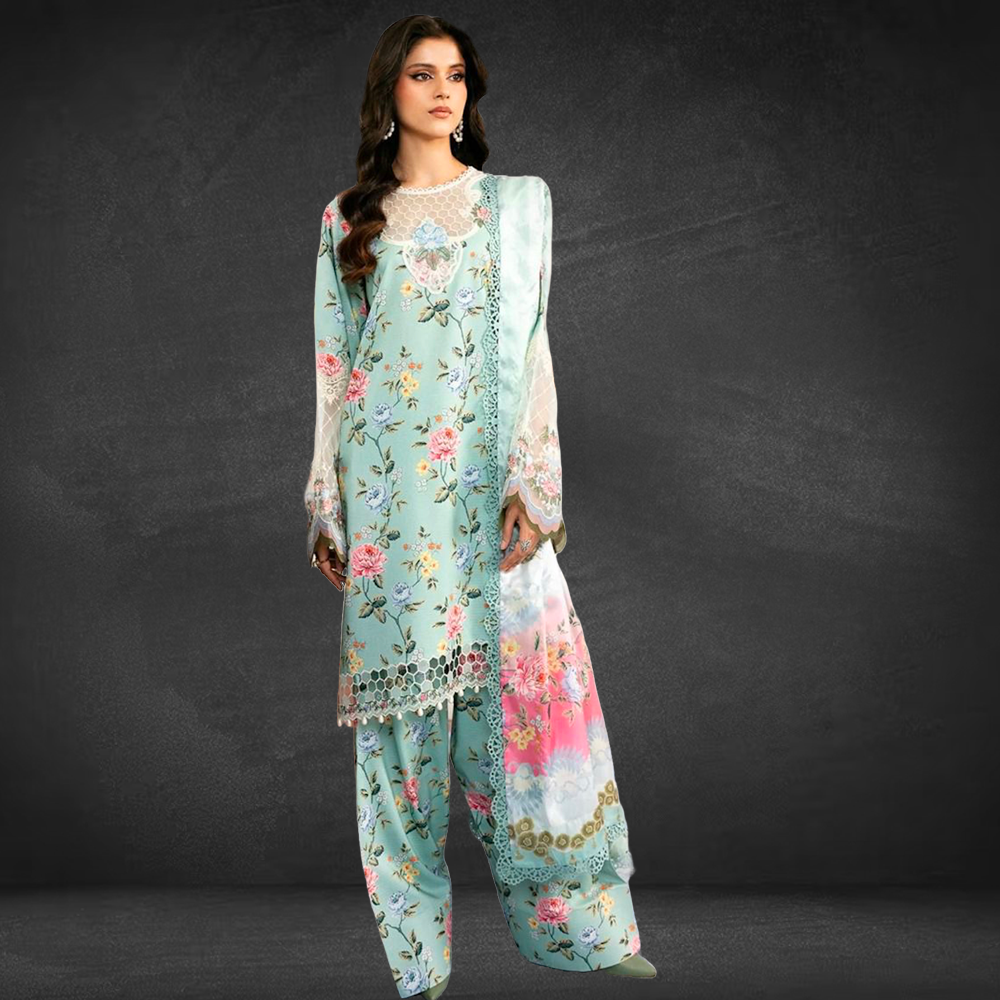 3Pc Fancy Lawn Asfa Nabeel Hit Article