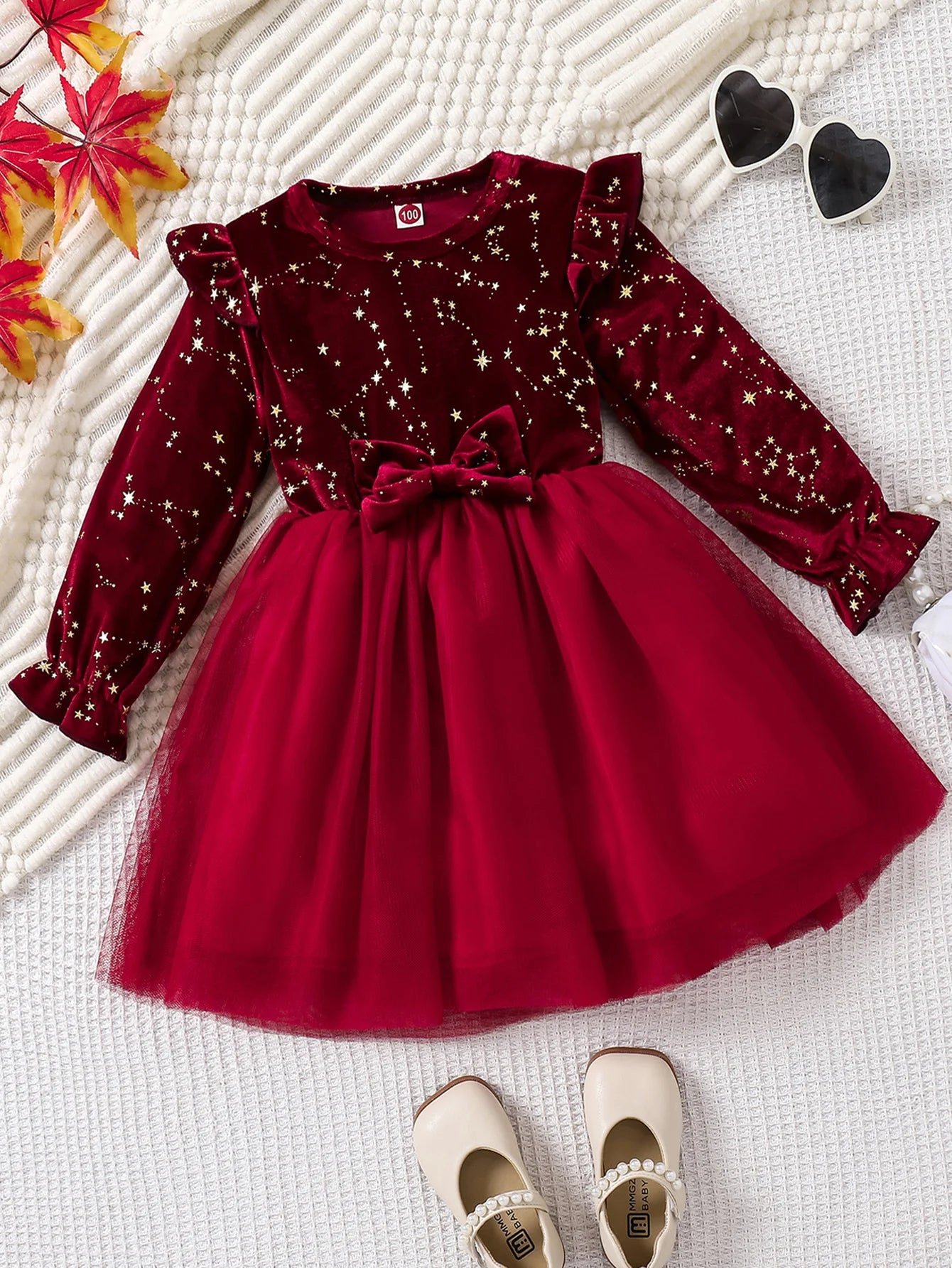 Toddler Girl Christmas Princess Dress