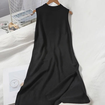 Sleeveless Summer Knit Dress