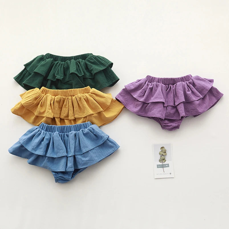 Double Layer Ruffles Tutu Skirt