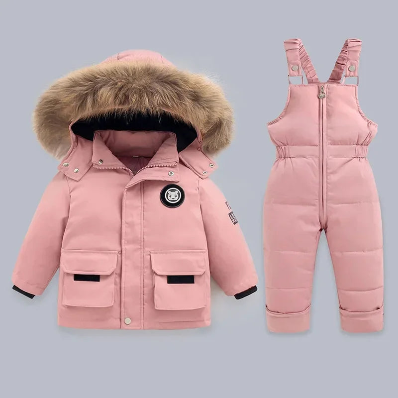 Kids Winter Down Jacket Set