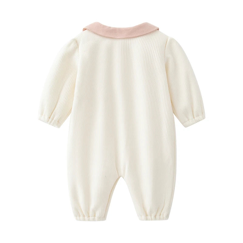 Newborn Baby Girls Rabbit Jumpsuit Set