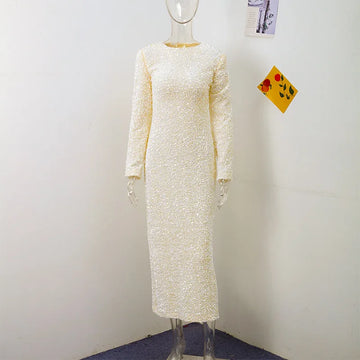 Elegant Sequined Party Dress