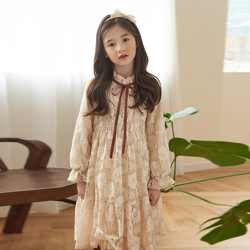 Girls Lace Princess Dress