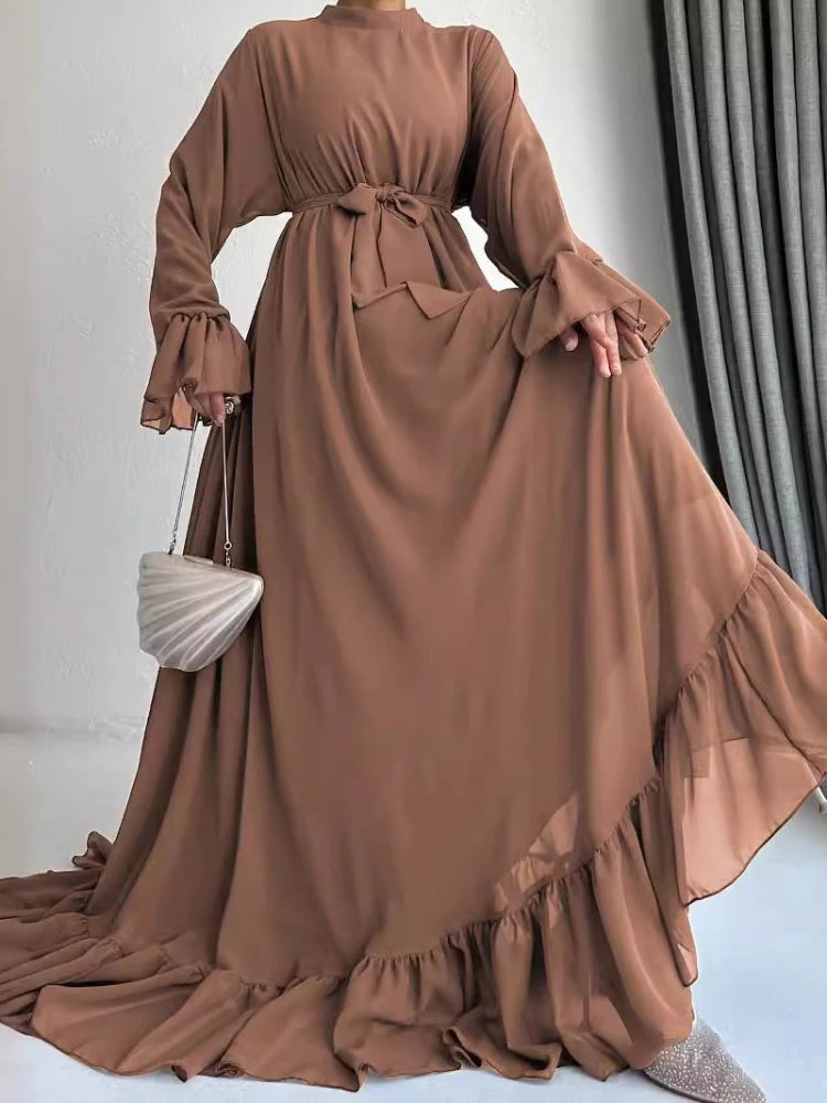 Eid Muslim Abaya Jalabiya Dress