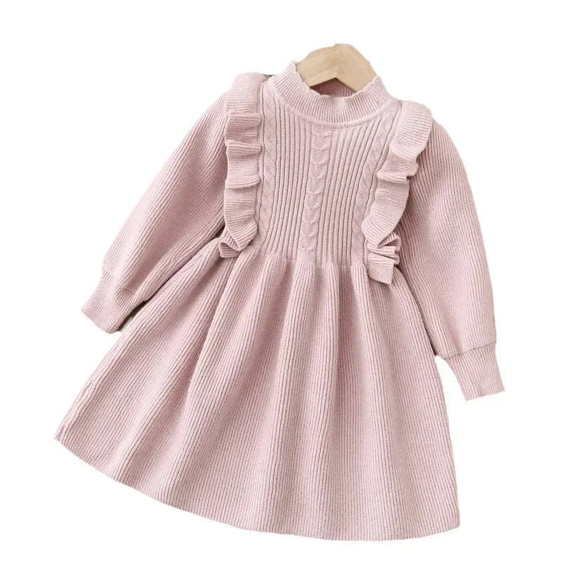 Girls Winter Woolen Dress