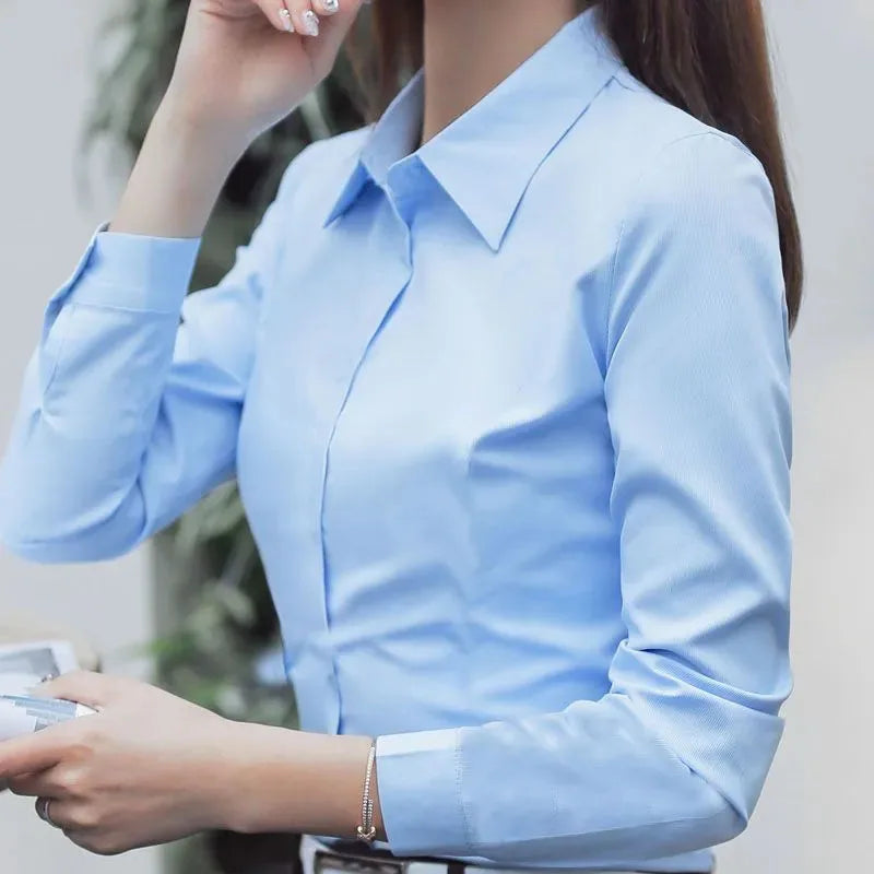 Korean Long Sleeve Work Shirt