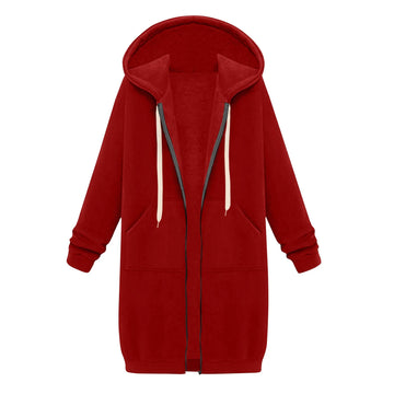 New Women's Oversized Zip-Up Hoodie