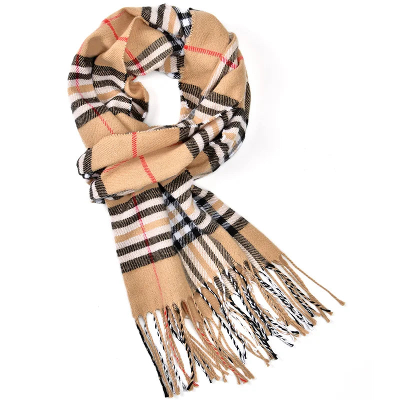 2024 Cashmere Scarf Plaid Tassel Shawl Man Stripe Pashmina Warm Blanket Winter Scarf Outdoor Neckscarf High Quality Scarf Stoles